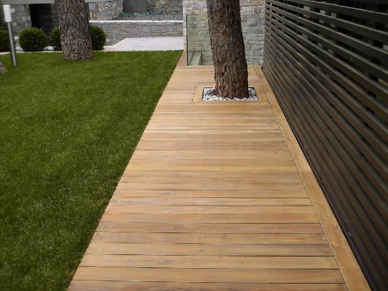 Πάτωμα deck iroko